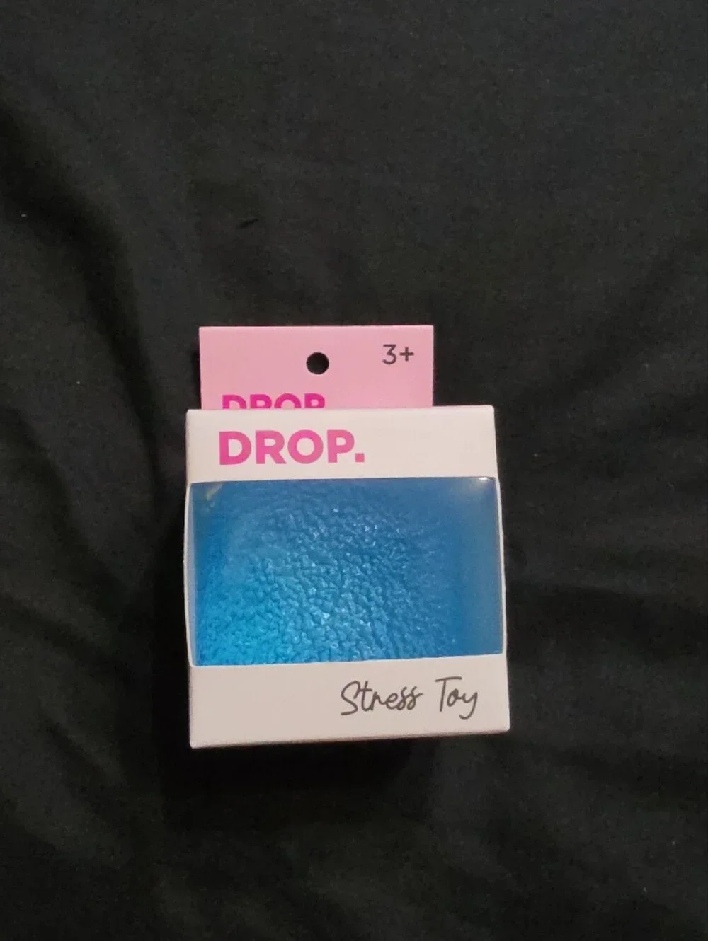 DROP. Blue Stress Toy in Display Box